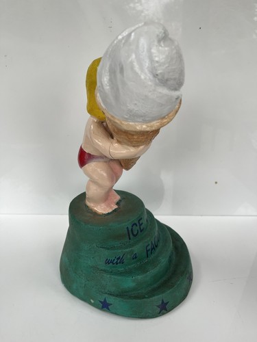 Vintage Faccino Ice Cream Advertising Figurine Vintage 31.5cm It's Lovely - Picture 3 of 20