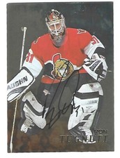 1998/99 BAP SIGNATURE #244 RON TUGNUTT AUTOGRAPHED GOLD CARD ONLY 500 MADE MINT