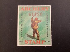 ICOLLECTZONE US Texas 1975 Archery VF NH