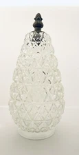Pineapple Teardrop Glass Light Vintage Globe  1960-70’s era.