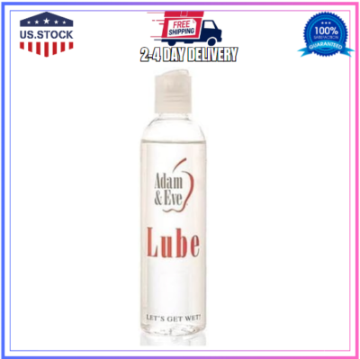 Adam & Eve Water Based Lube 8 oz. | Personal Lubricant for Men, Women and  Couple