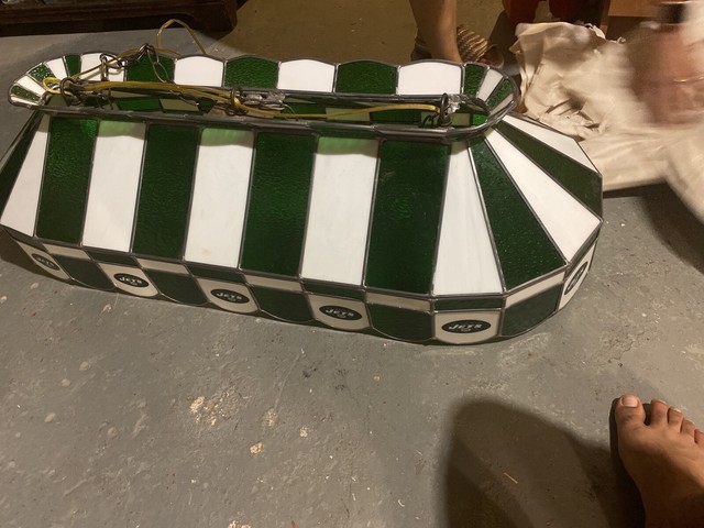 NFL Jets Official Licensed 40-in. Rectangular Stained ...