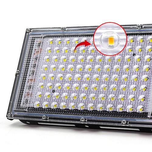 100W 96LED Fluter Modul Flutlicht IP65 Außen Garten Fassadenstrahler 220V DE u - Bild 10 von 24