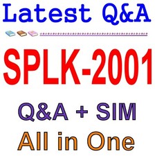 Best Exam Practice Material for SPLK-2001 Exam Q A SIM
