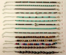 BRACCIALETTO Moda - Hand made - Turchese Ematite Pietre semipreziose ... ...