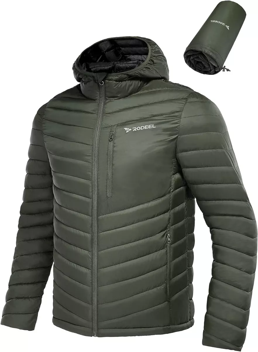 Mens puffer jacket in hotsell a bag