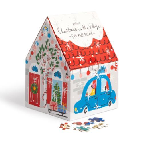 Thumbnail - Christmas In The Village 500 Piece House Puzzle 7241