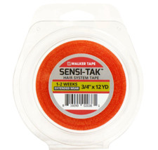 Sensi-Tak Tape Red Liner 3/4" X 12 Yard Roll for Poly Units Wigs Toupee Walker