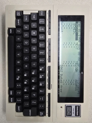 RADIO SHACK TRS-80 MODEL 100 Very Good Working Condition - see description