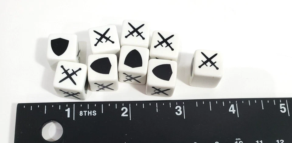 Magic the Gathering Arena of the Planeswalkers Game Dice Glyphs Damage Mark - Image 3 of 4