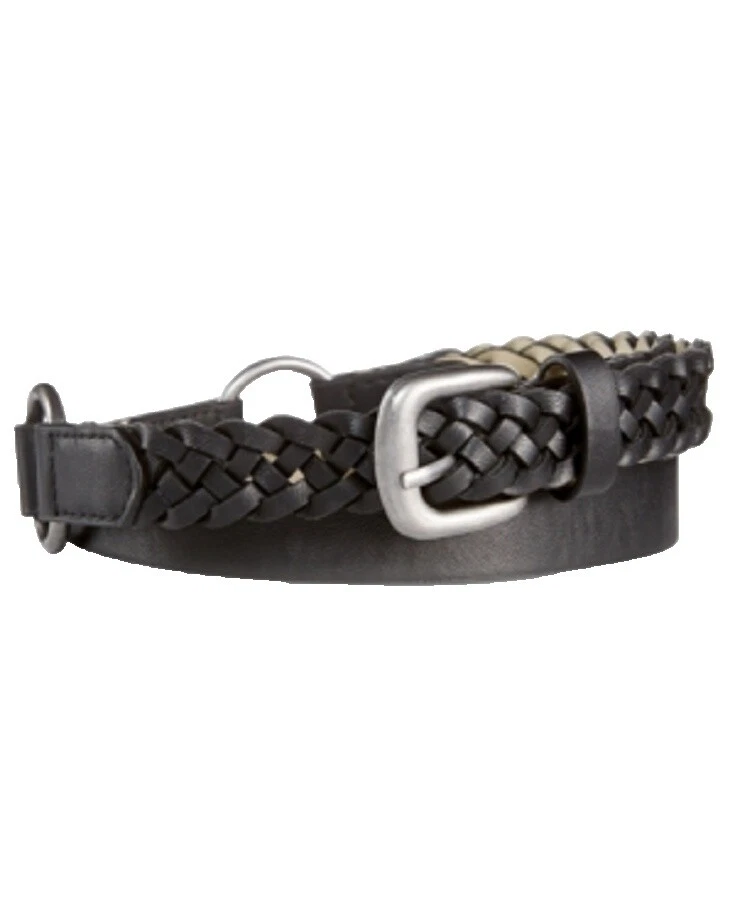Leather Women's Hip Belt Black Belts
