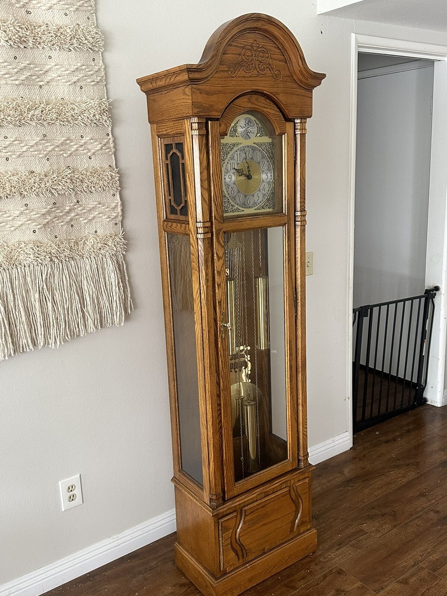 Howard Miller 610-160 Grandfather Clock. Works Great | eBay