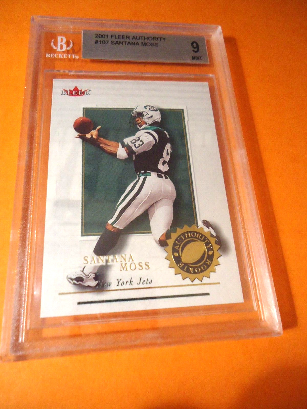 Santana Moss Fleer Authority #107 Base
