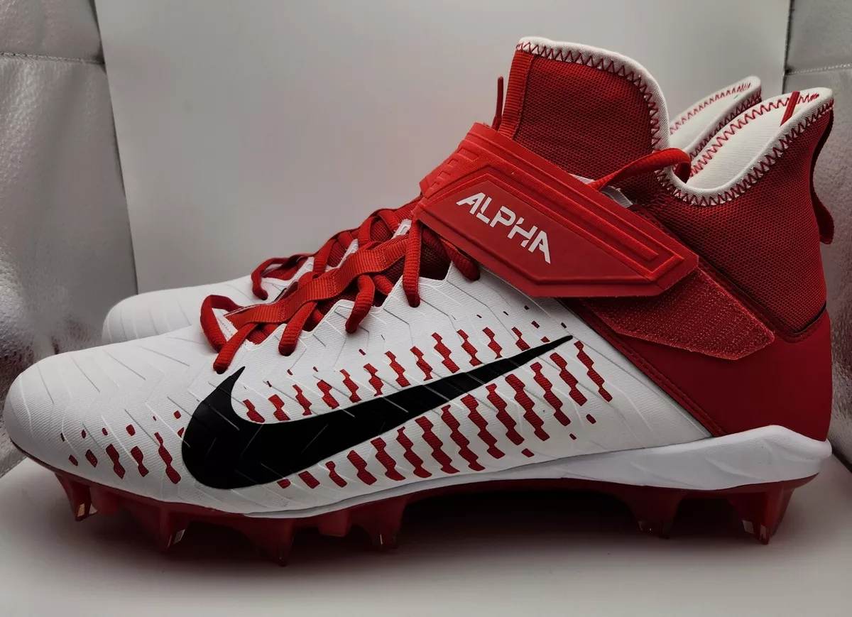 ALPHA MENACE PRO 2 FOOTBALL CLEATS WHITE RED (SIZE 2019 | eBay