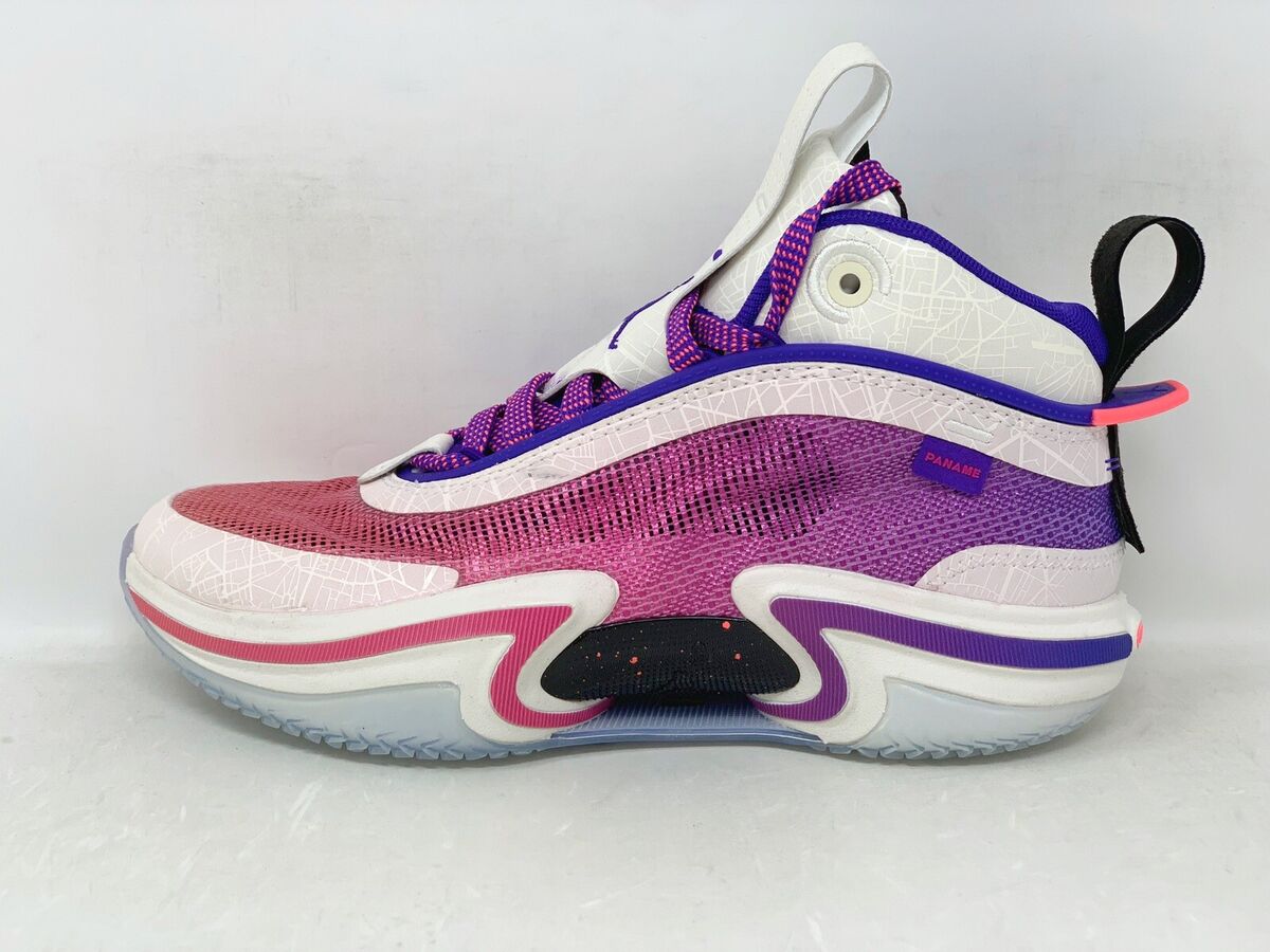 Air Jordan 36 'Paris' Limited Pink White Sneakers, Size 4.5 Air Jordan 36 'Paris' Limited Pink White Sneakers, Size 4.5