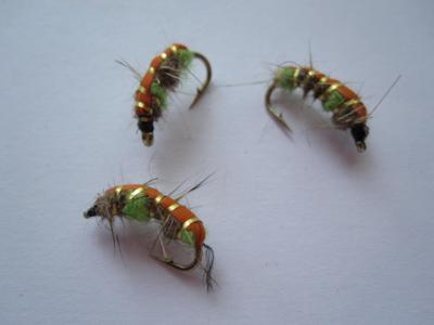 1 DZ D16-7 DEPTH CHARGE CZECH-MATE'S (SIZES), NYMPHS