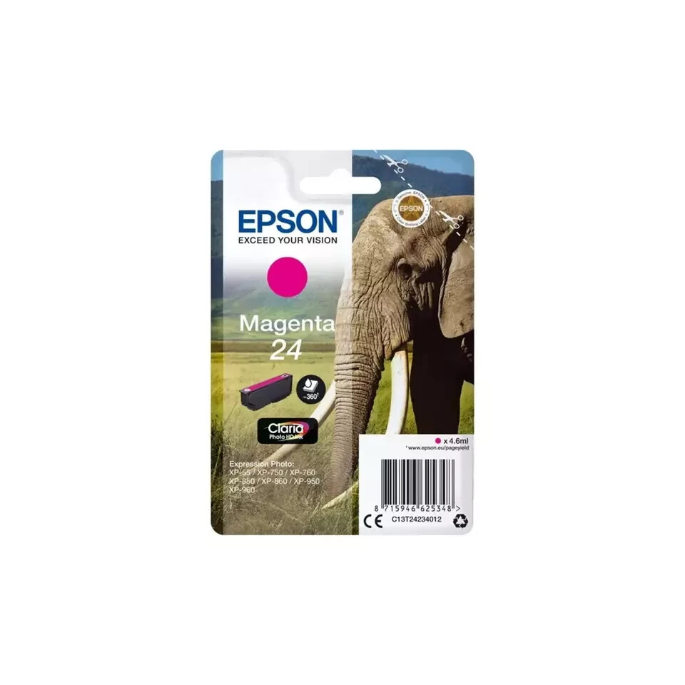 Epson 24 Elephant Ink Cartridges T2421-T2428 For XP-65 XP-760 XP-970 XP-860 LOT