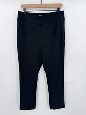 NEW Good American The Exec Pants Black Straight Leg Women s Size 4