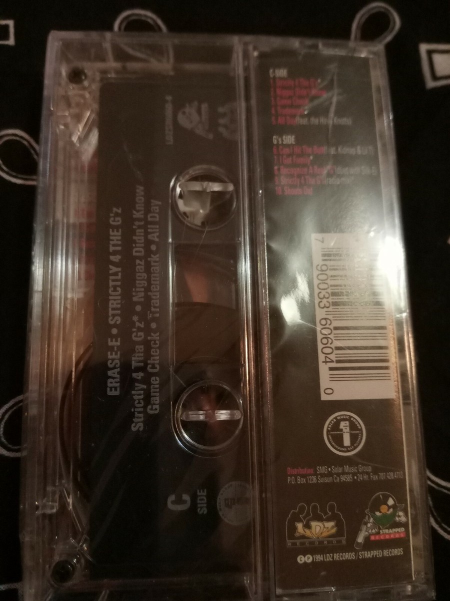 Erase-e Strictly 4 The G'z Gangsta Rap Bay Area G-funk Tape 1994