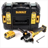 Dewalt Dcg 405 Nt Akku Winkelschleifer 18 V 125 Mm + 1X Akku 5,0 Ah + Tstak