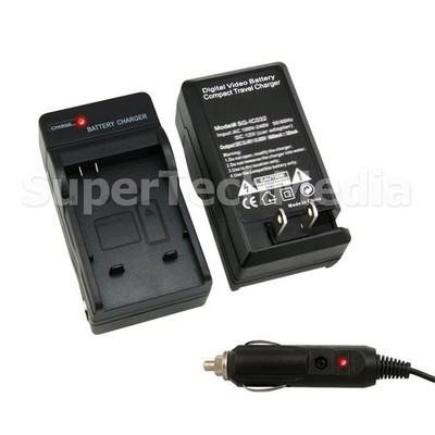 Battery Charger with Car Adapter for Sony NP-BG1 BC-CSG DSC-H55 HX5V N1 N2 T100