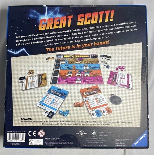 Ravensburger Back to the Future: Dice Through Time Board Dice Game - Picture 4 of 8