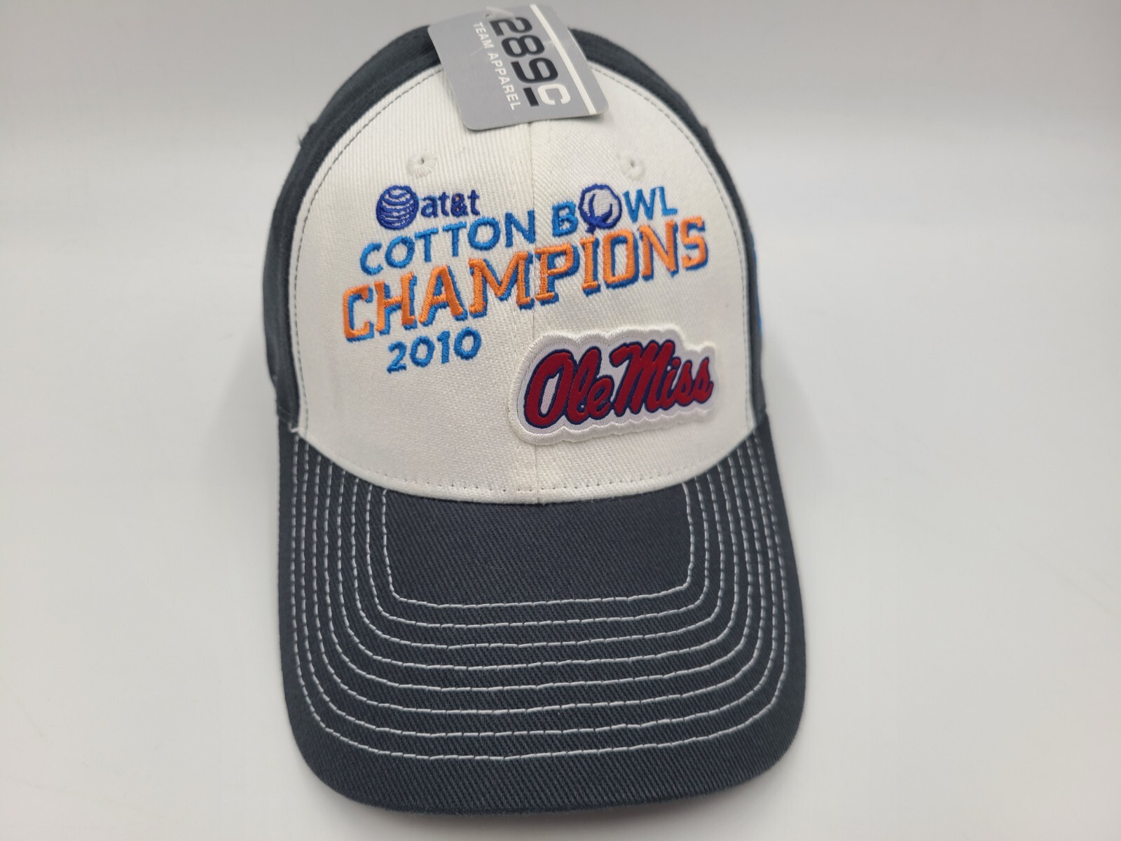 Ole Miss Rebels 2010 Cotton Bowl Champs Adjustable NCAA White Hat