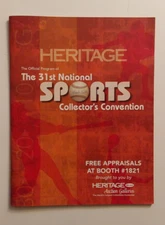 2010 Official Program of 31st National Sports Collectors Convention, BLT, MD