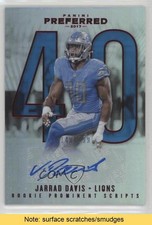 2017 Preferred Rookie Prominent Scripts Red /199 Jarrad Davis #270 Auto READ 0f8