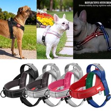 No Pull Dog Pet Harness Adjustable Control Vest Dogs w/Reflective Strap S M L XL