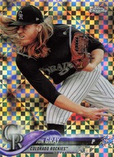 2018 Topps Chrome #171 Jon Gray X-Fractor