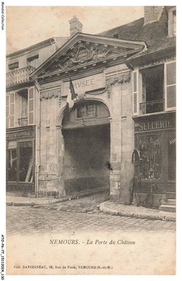 ATOP6-0458-77 - NEMOURS - La porte du chateau