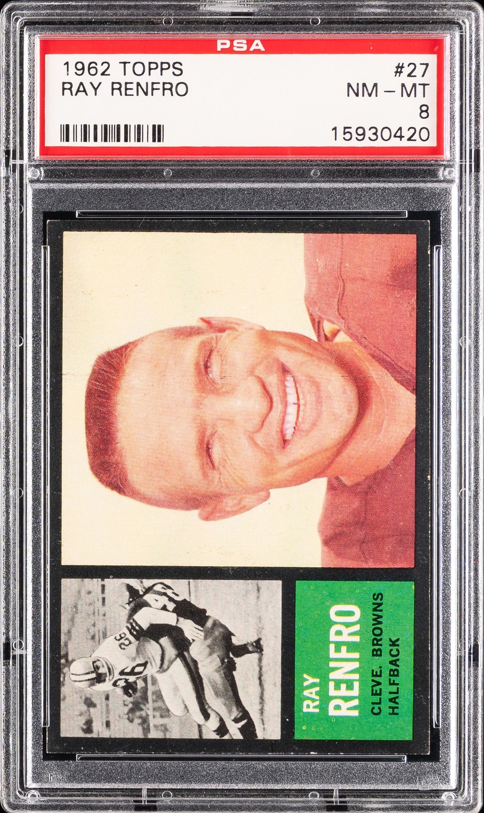 Topps Ray Renfro front