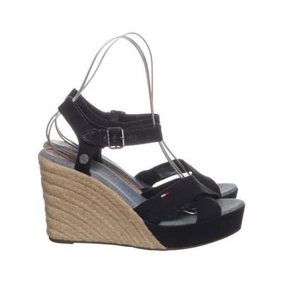 Hilfiger Denim, Keilschuhe, Größe: 41, LIVELY 3A, Schwarz/Beige, Damen, 10 #4bW