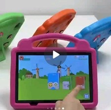 Kids Tablet 10.1 inch Android Tablet for Kids Bluetooth WiFi Dual Camera Pink