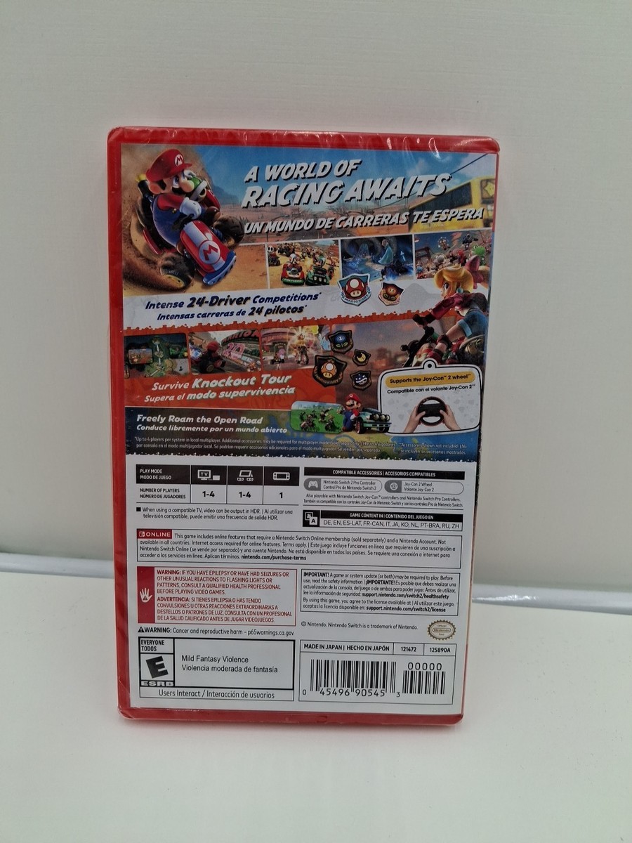 MARIOKART WORLD Nintendo Switch新品未開封シュリン Mario Kart World for Nintendo Switch 2 Brand New, Sealed