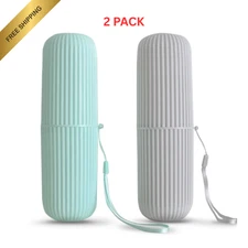 Portable Toothpaste Toothbrush Protect Holder Case Travel Camping Storage Box Pr