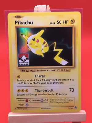 Pikachu XY202 Evolutions Exclusive League Holo Rare Promo Pokemon