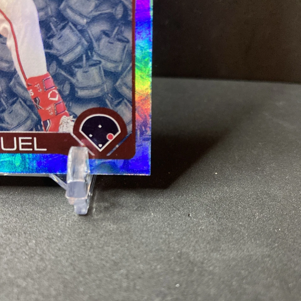 2025 Topps Series 1 Future Stars Nolan Schanuel SSP 2/5 Watering Can Angels - Image 3 of 4