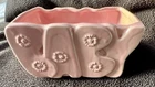 McCoy 1960s Pink Floraline BABY planter 6”x 3.5” READ