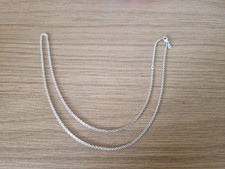 Pandora Silver Classic Adjustable Cable Chain 60 Cm