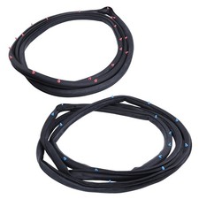 Rubber Door Seals Weatherstrip Pair Set For 2002-2006 Acura Rsx 2.0l L4 Lh Rh