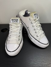 Converse CTAS Low Top Glitter White Sparkle Sneakers Women  s 8