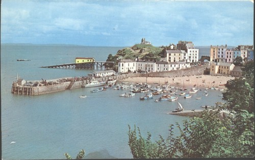TENBY, Pembrokeshire, Gales - POSTAL de colección