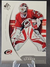 2005-06 Upper Deck SP Authentic Martin Gerber #19 Carolina Hurricanes 