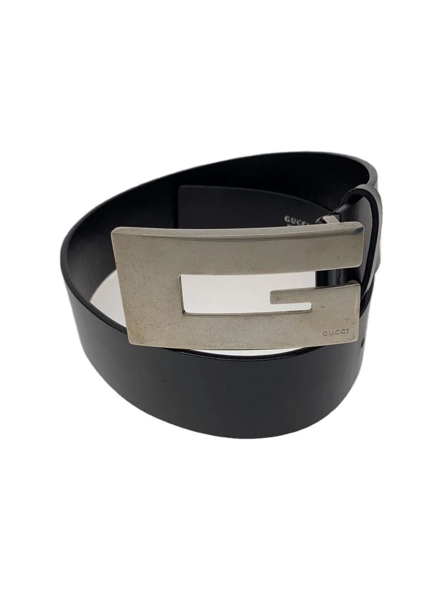 Ceinture femme GUCCI G logo boucle cuir BLK