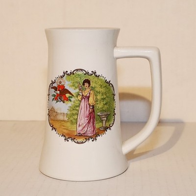 Budweiser  Bud Girl  Stein Ceramarte Pink Dress