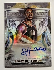 2024-25 Topps Inception Grail Chasing Scoot Henderson Holo Gold Auto /50