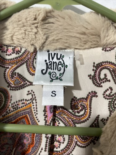 Cappotto Ivy Jane pelliccia sintetica verde swing taglia M donna foderato made in USA - Foto 3 di 8