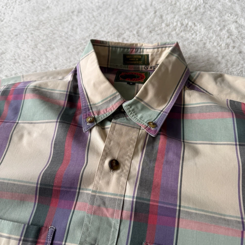 Boston Traders Mens Shirt Sz Small Plaid Button Up | Casual Great Color Combo!! - Image 3 of 4